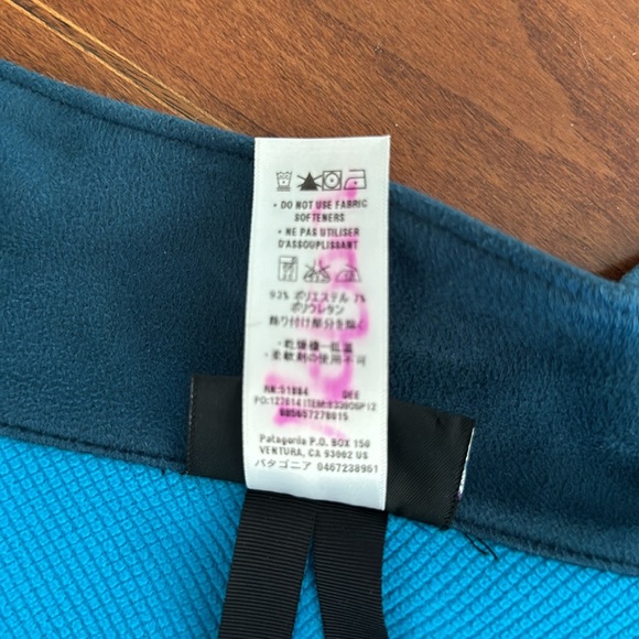 Patagonia Polartec Soft Shell Jacket Blue/Green Size M - Picture 8 of 9
